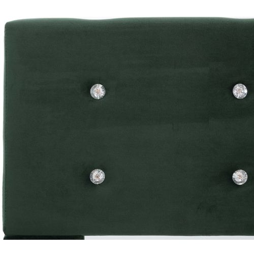 Okvir za krevet zeleni baršunasti 90 x 200 cm slika 24