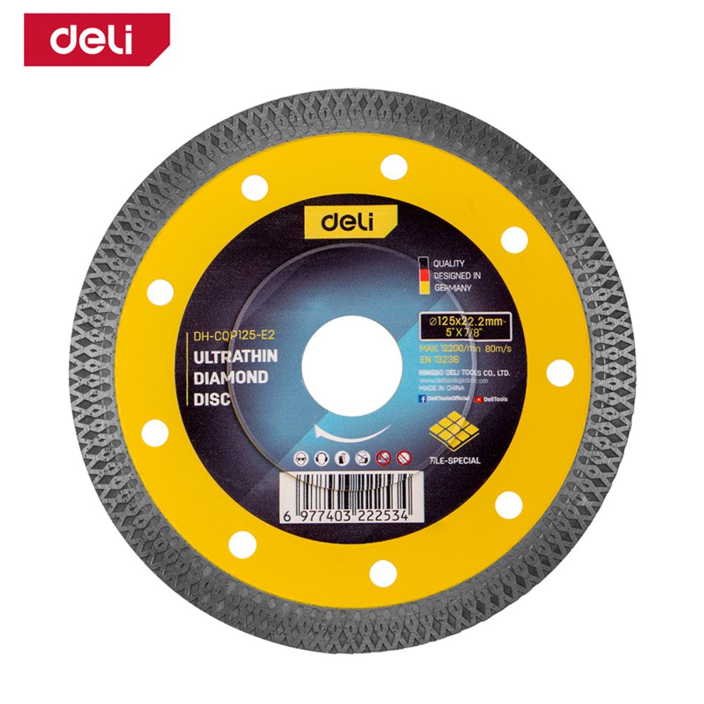 Dijamantska rezna ploča 125mm DELI EDH-CQP125-E2 slika 1