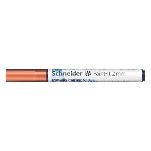 SCHNEIDER Flomaster Paint-It metalik marker  011, 2 mm, bakreni slika 1