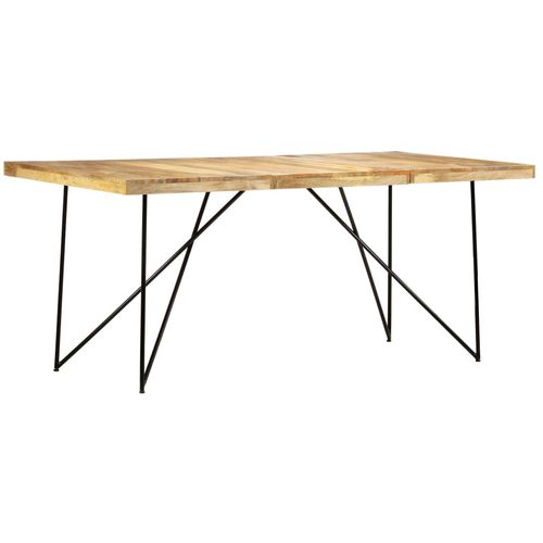 Blagovaonski stol od masivnog drva manga 180 x 90 x 76 cm slika 39