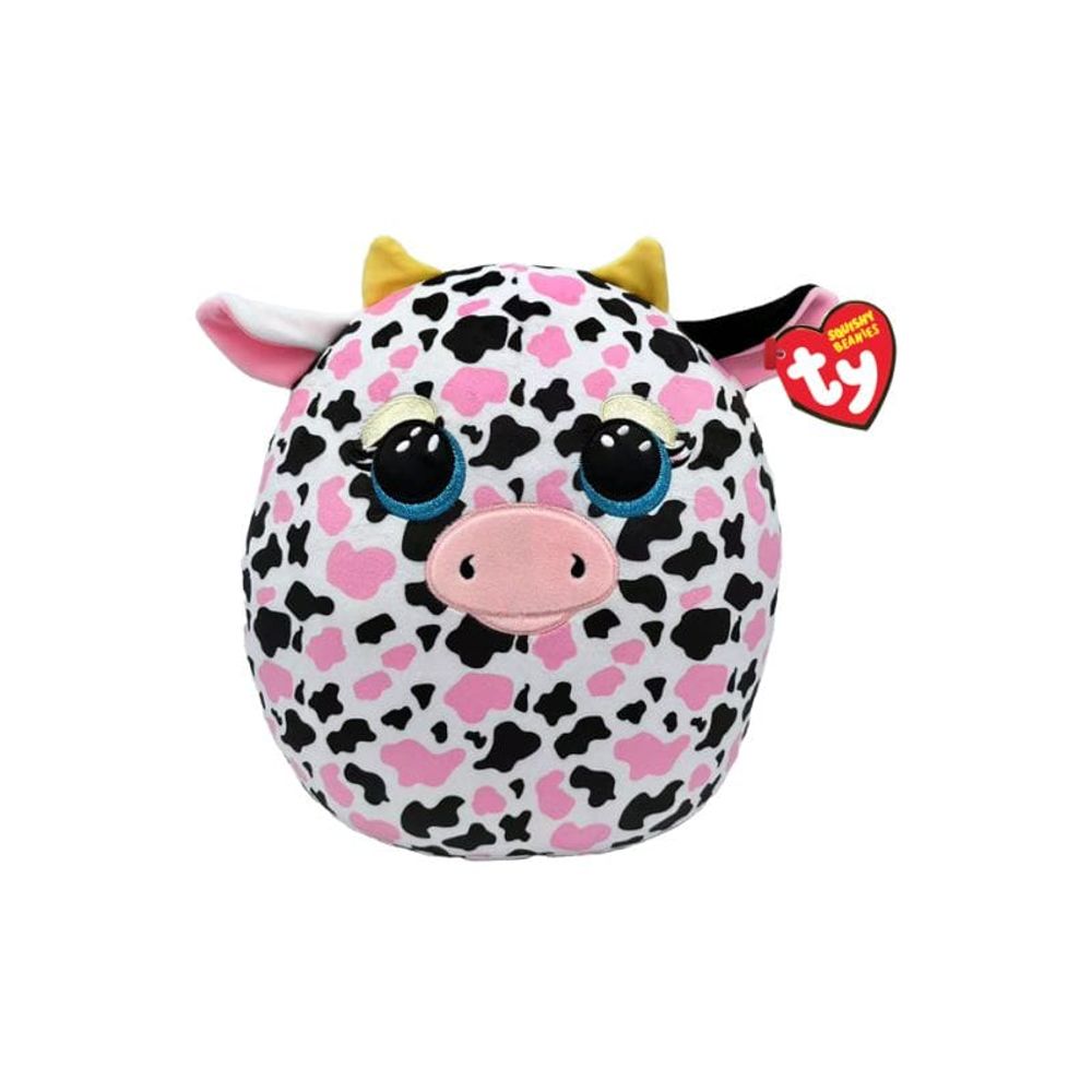 TY 39266 Squishy Plišana igračka kravica Milkshake 22 cm slika 1