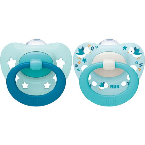 NUK duda varalica - silikon Signature (6-18 m), 2 kom multicolor 10736656 slika 3