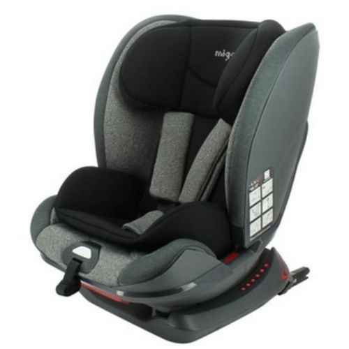 MIGO Auto sedište DENVER 1/2/3 (9-36KG), GREY/BLACK slika 1