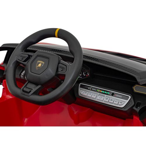 Licencirani auto na akumulator Lamborghini Invencible - crveni slika 9