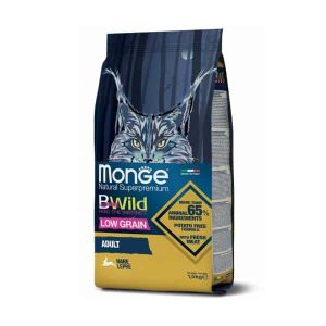 Monge BWild Low Grain Adult Cat Rabbit 1.5 kg