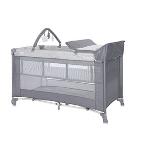 Lorelli Vikend krevetac Torino Plus, Grey Striped Elements - 2 Nivoa