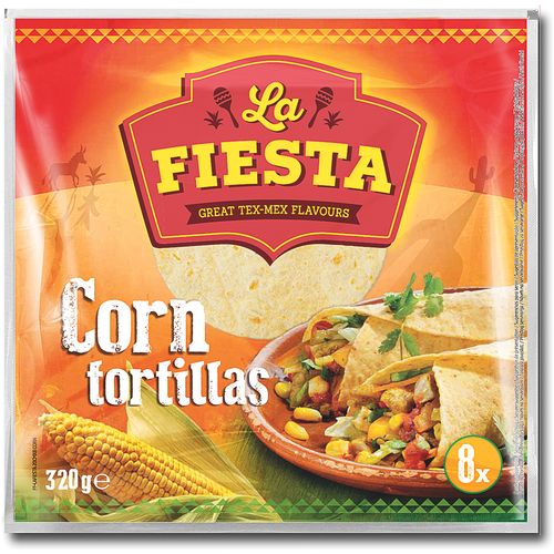 LA FIESTA corn tortillas 320g 8x20cm slika 1