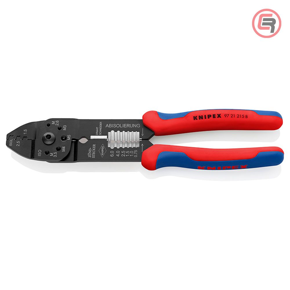 Knipex Kliješta Za Kabl Stopice Neizolirane 0,5 - 2,5 mm2 – 97 21 215 B slika 1