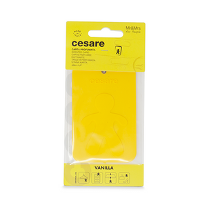 Cesare Card Yellow Vanilla, miris za automobile