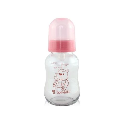 Lorelli Flašica Staklena 125Ml (0M+) - Blush Pink slika 1