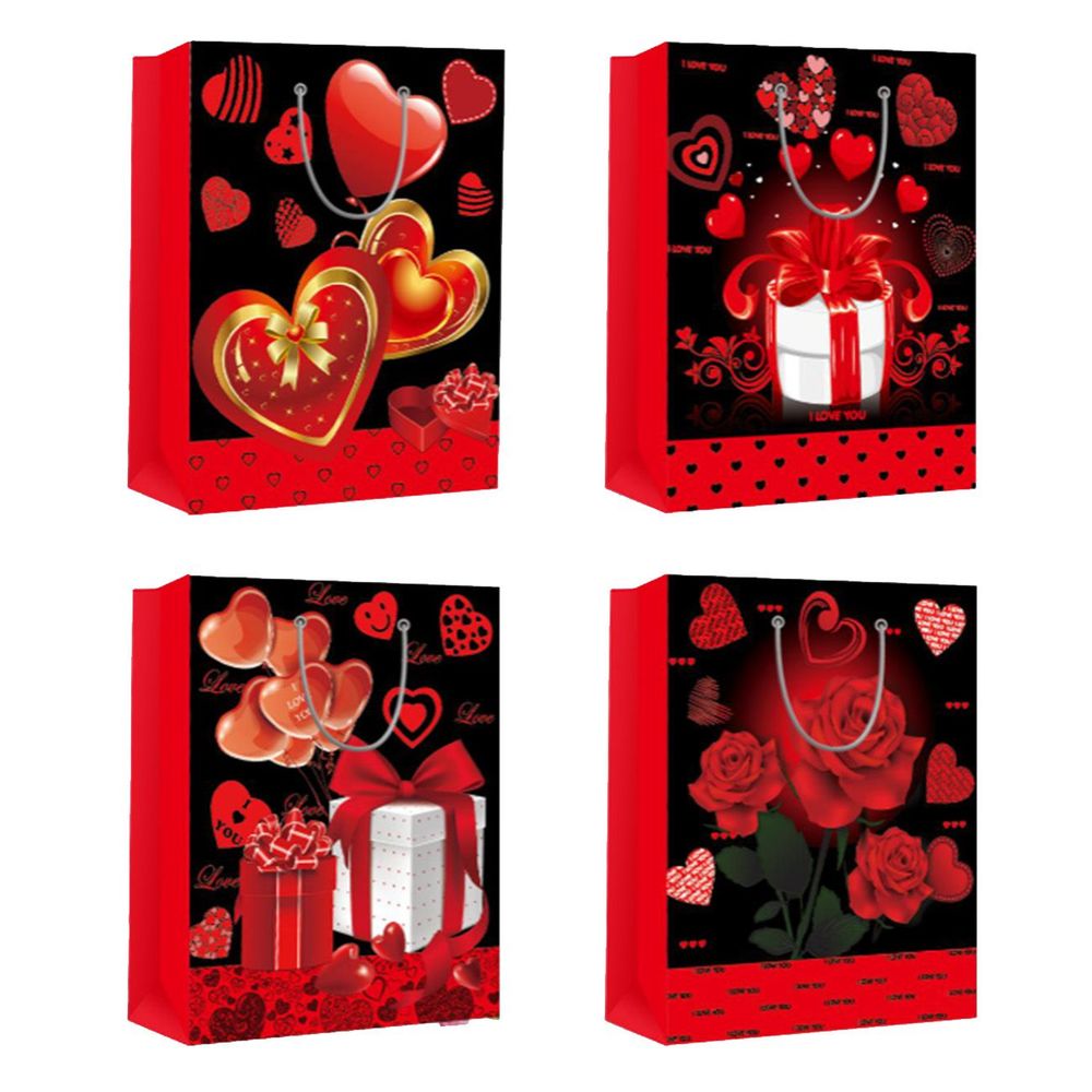 Ukrasna vrećica Srca 24x8x18cm slika 1