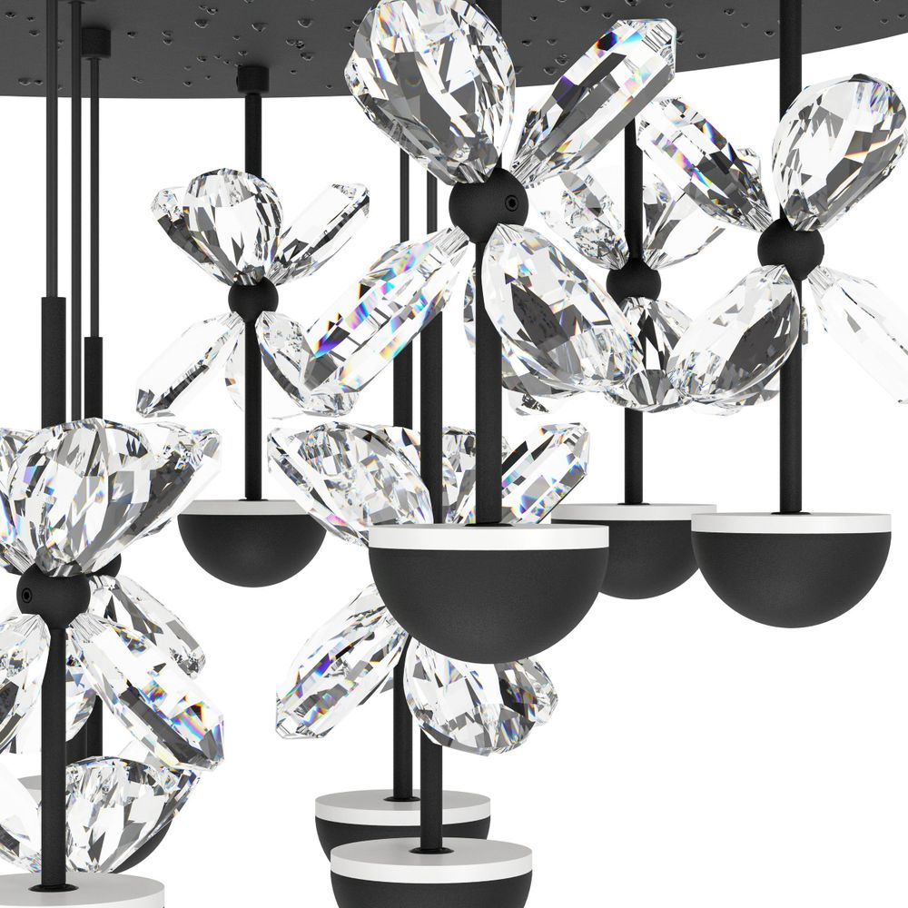 PIANOPOLI 2 Luster - Elegantan LED Luster sa Kristalnim Elementima slika 3