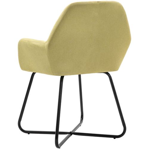 Blagovaonske stolice od tkanine 6 kom zelene slika 37