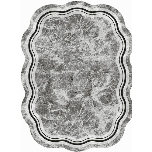 Conceptum Hypnose  ALN600204GR02 Sivi
crni
beli tepih za hodnike (80 x 150) slika 3