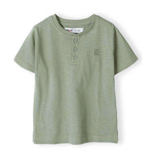 Minoti Majica kratkih rukava za bebe - Khaki, 12-18 mj