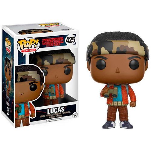 POP! Vinyl figure Stranger Things Lucas with Binoculars slika 1