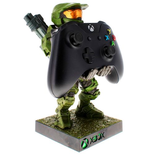 Halo Infinite Master Chief figure clamping bracket Cable guy with light 21cm slika 6