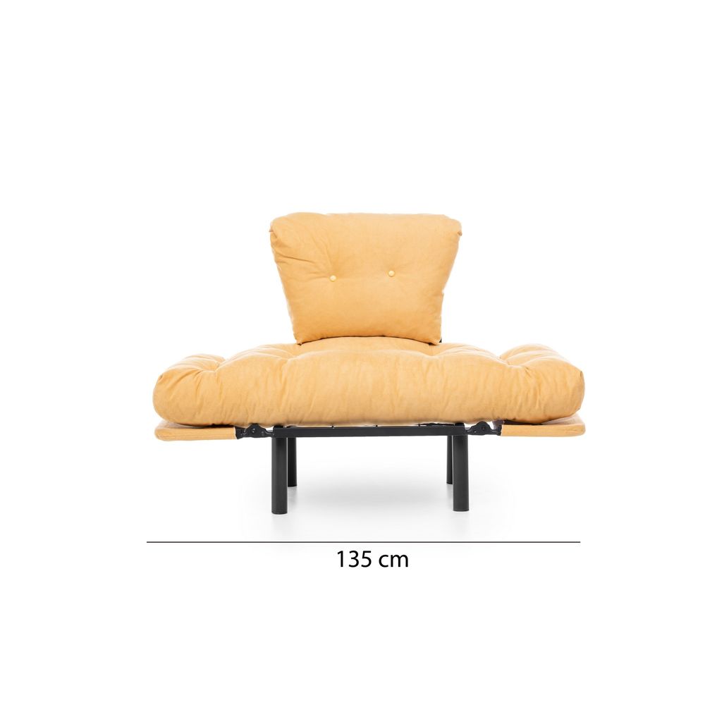 Nitta Single - Senf Žuta Wing Fotelja slika 13