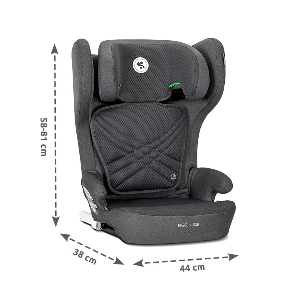 Lorelli Sklopiva autosjedalica Rigel i-Size 100-150cm Isofix, Beige slika 7