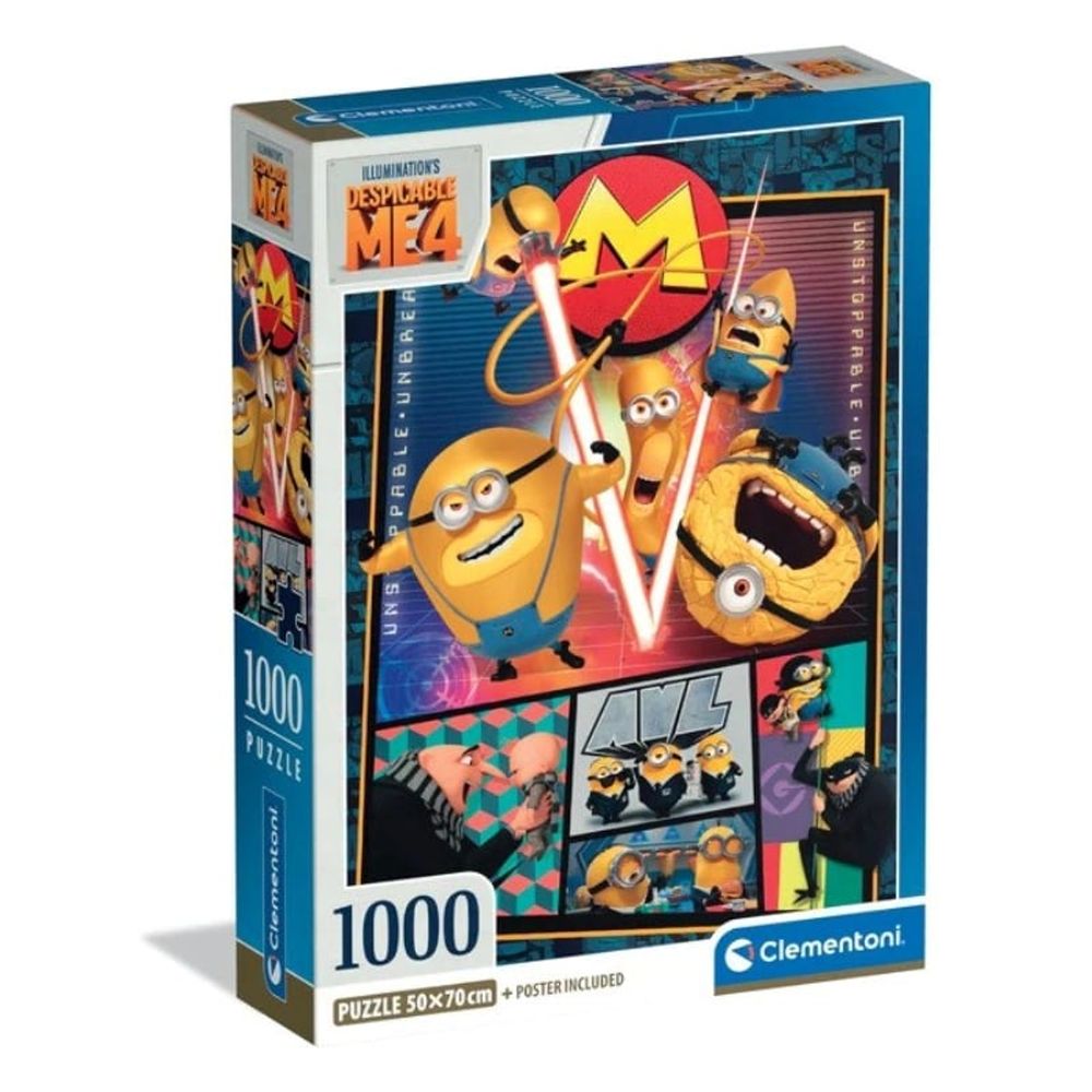 Clementoni CL39798 Puzzle Despicable me 4, 1000kom slika 1