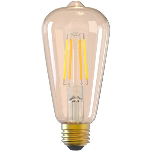 TELLUR SMART WIFI FILAMENT BULB E27, 6W, AMBER, BIJELA/TOPLA, DIMMER slika 1