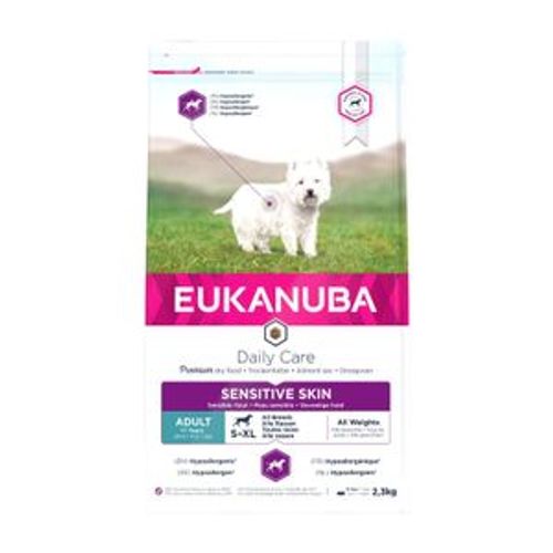 Eukanuba Daily care Sensitive skin, 12 kg slika 1