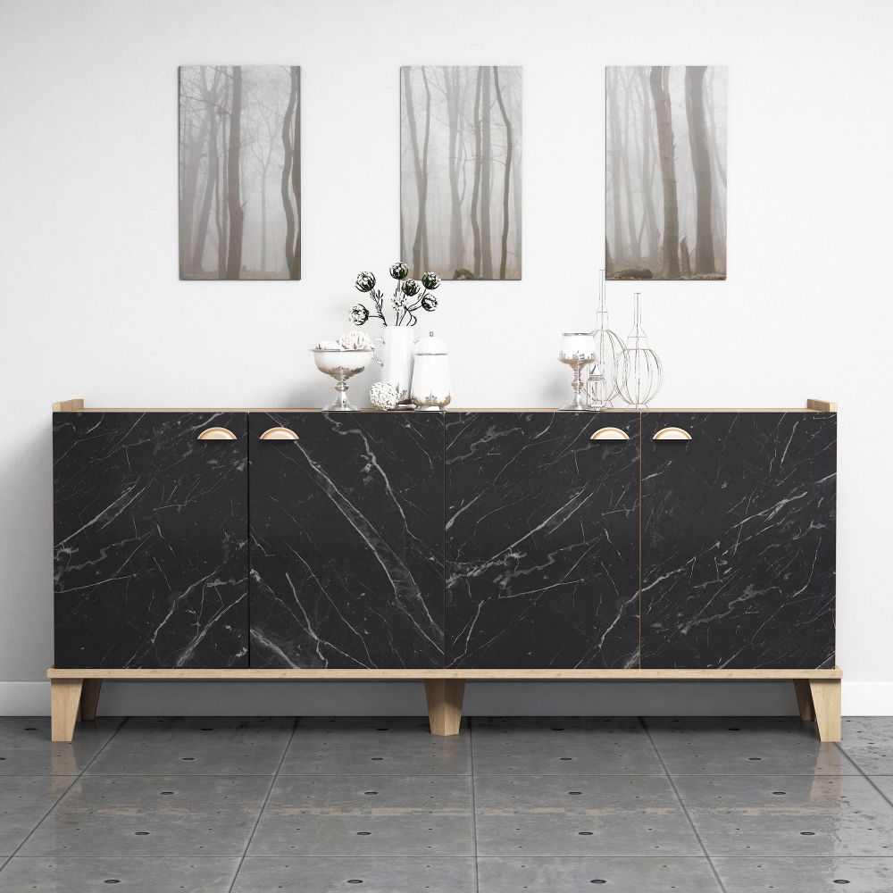 Sumer H3030 Oak Marble Konzolni Stol slika 2