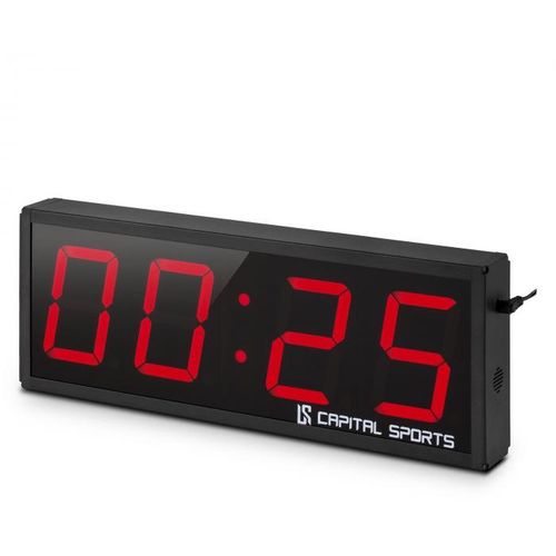 Capital Sports Timer 4 sportski digitalni sat sa štopericom, Crna slika 4