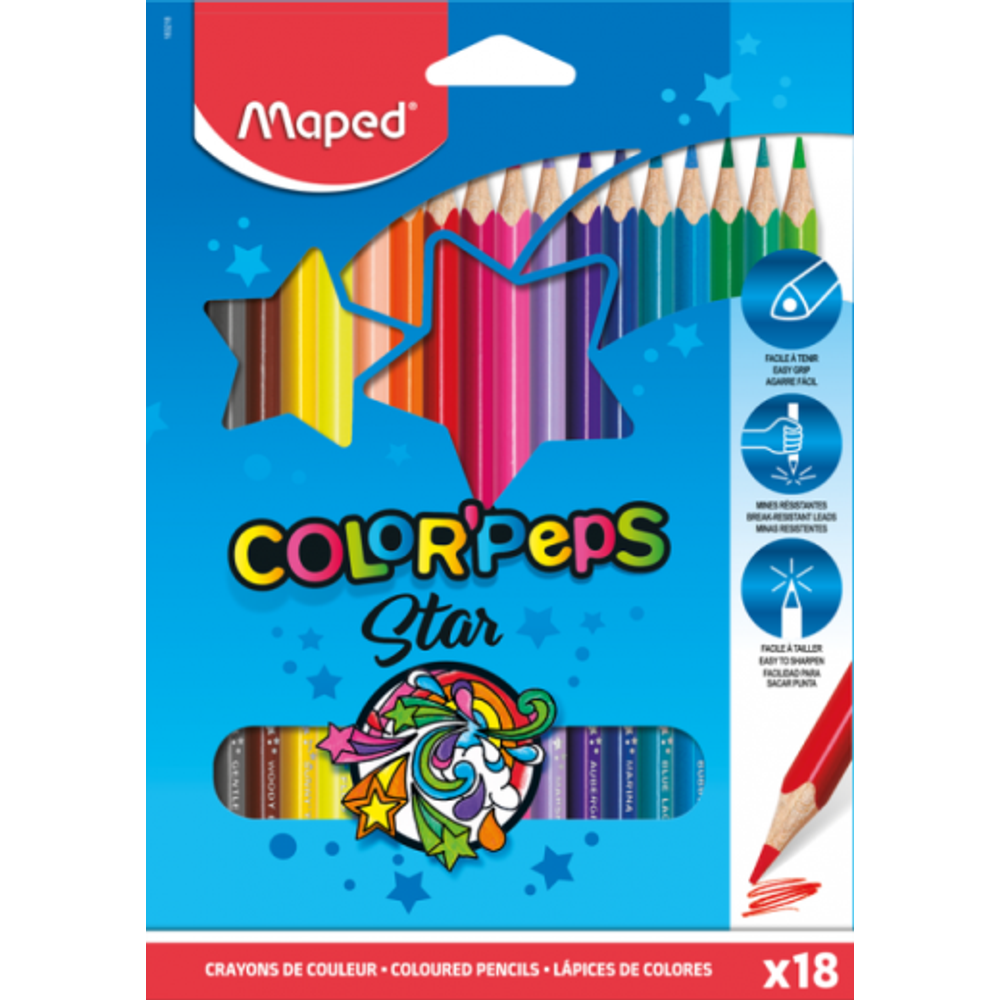 Maped Drvene bojice Color'Peps FC 18/1 slika 2