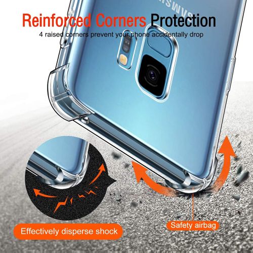 Techsuit Shockproof Clear Silicone prozirna maskica otporna na udarce za Samsung Galaxy S9 slika 5