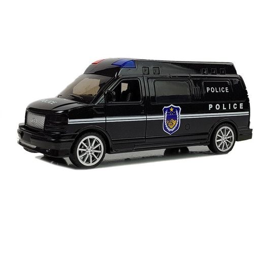 Policijski kombi 112 sa zvučnim i svjetlosnim efektima crni slika 2