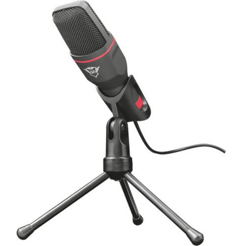 Trust mikrofon GXT 212 MICO USB gaming crno crvena slika 3