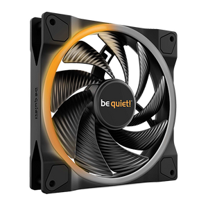 be quiet! BL075 LIGHT WINGS 140mm PWM high-speed, 2200 rpm, Noise level 31 dB, 4-pin connector, Airflow (71.7 cfm / 121.82 m3/h), ARGB lighting on front and rear