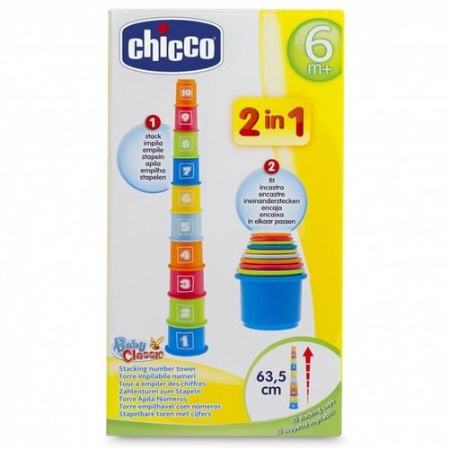 Chicco edukativni toranj šarene šalice slika 4