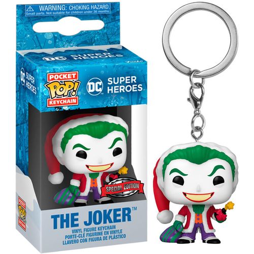 Pocket POP Keychain DC Comics Holiday The Joker Exlusive slika 3