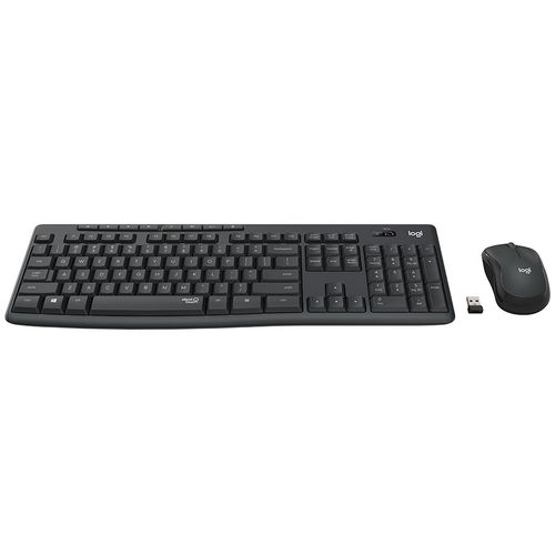 Logitech MK295 Silent Wireless Tipkovnica i Miš, Crna slika 3