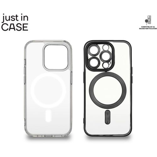 2u1 Extra case MAG MIX paket CRNI za iPhone 15 Pro slika 1