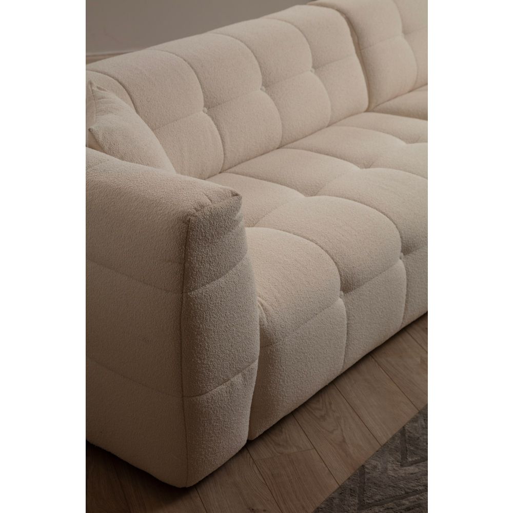Cady 3 Seater Right - Bež Bež Ugao Sofa slika 3