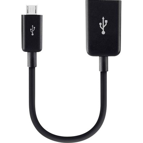 Belkin USB kabel USB 2.0 USB-Micro-B utikač, USB-A utičnica 0.12 m crna  F2CU014btBLK slika 2