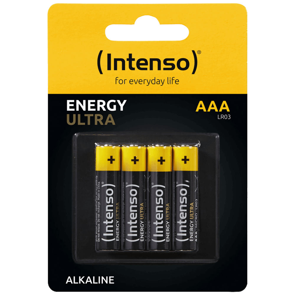 (Intenso) Baterija alkalna, AAA LR03/4, 1,5 V, blister 4 kom slika 1