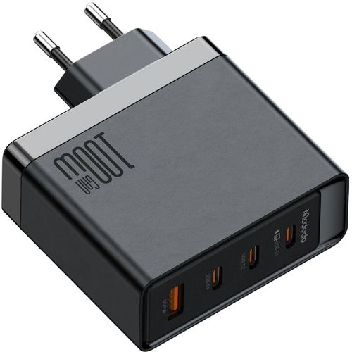 MCDODO CH-5141 SET 100W ZIDNI Punjač USB-C x3 + USB-A + KABL 100W TIP-C, 2m slika 10