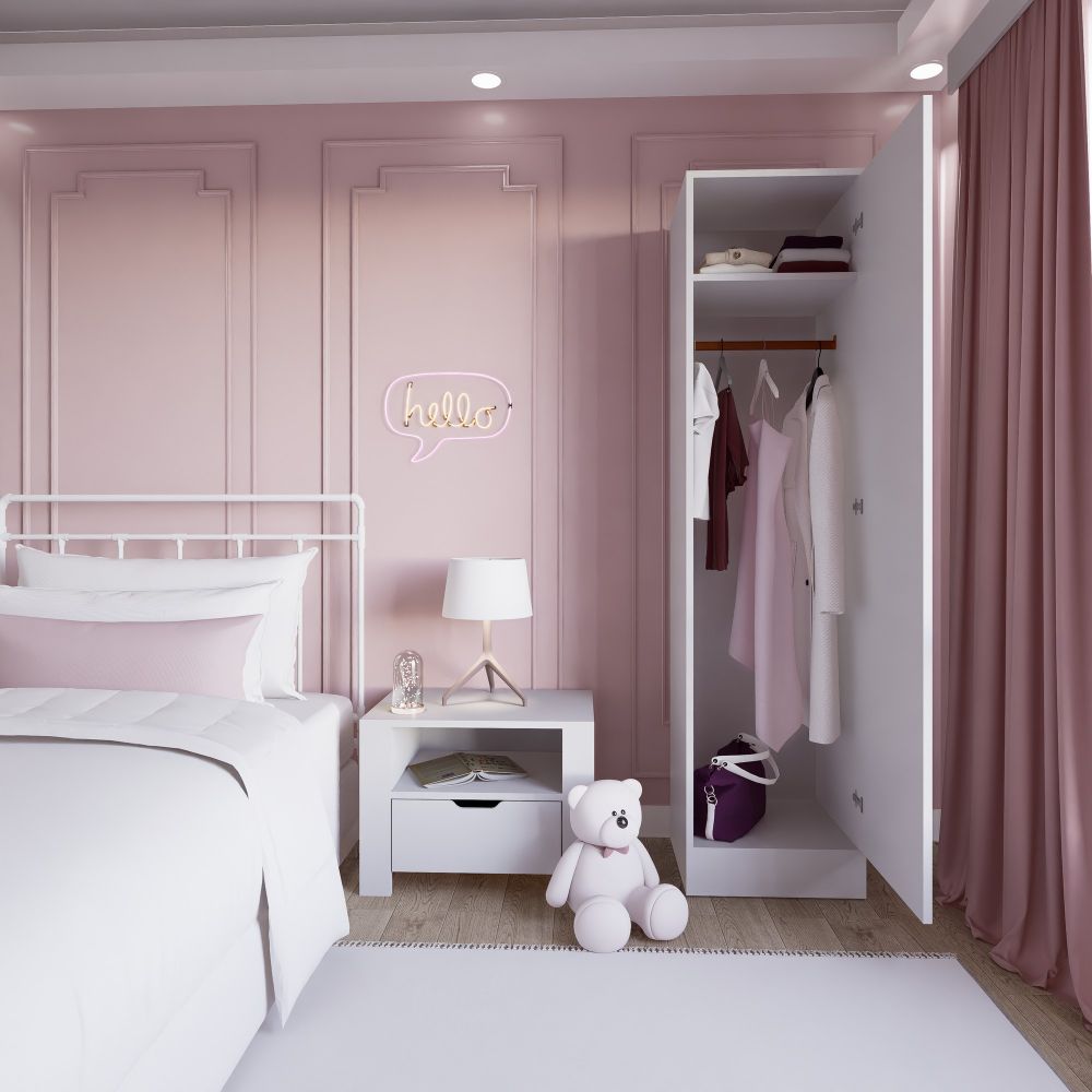Daisy 1600-38 - Bijela Mat Ormar slika 3