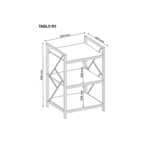 Regal TABLO R3 - MDF slika 2