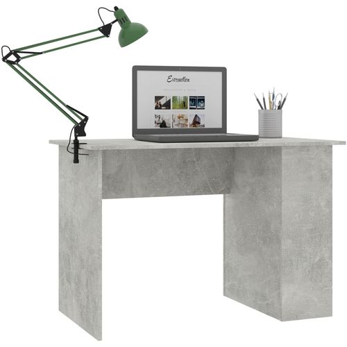 Radni stol siva boja betona 110 x 60 x 73 cm od iverice slika 20
