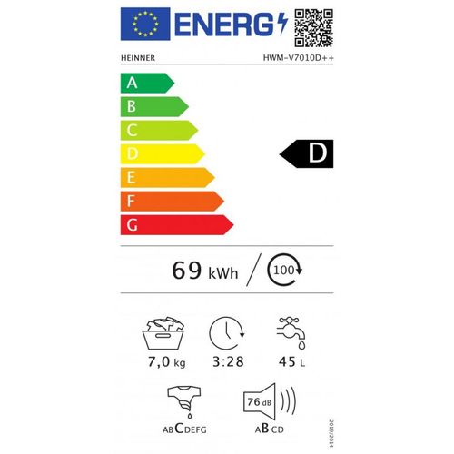 Heinner perilica rublja HWM-V7010D++ slika 9