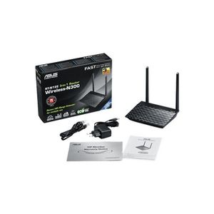 Asus Wi-Fi ruter RT-N12E N300, 300Mbps, 2 antene,crni