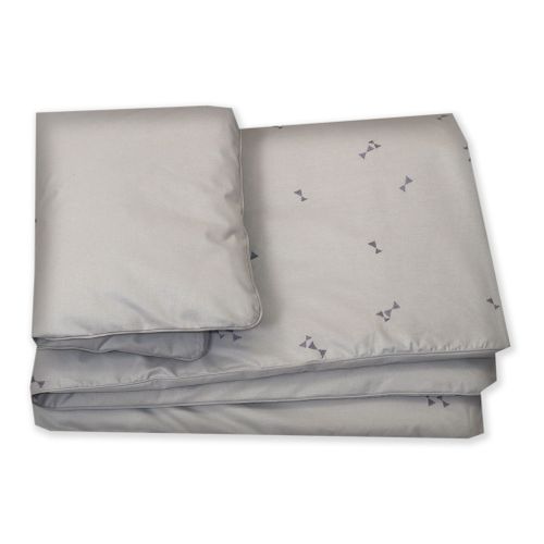 Amy posteljina set 2 elem. Pure Grey (za krevetić 120x60 cm) slika 1