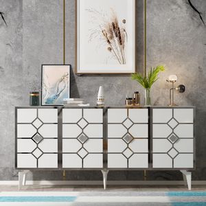 Cagla - White, Silver White
Silver Console