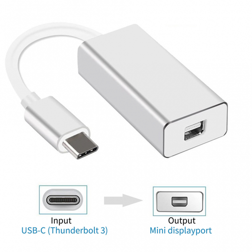 Adapter Type C na mini DP JWD-T16 srebrni slika 4