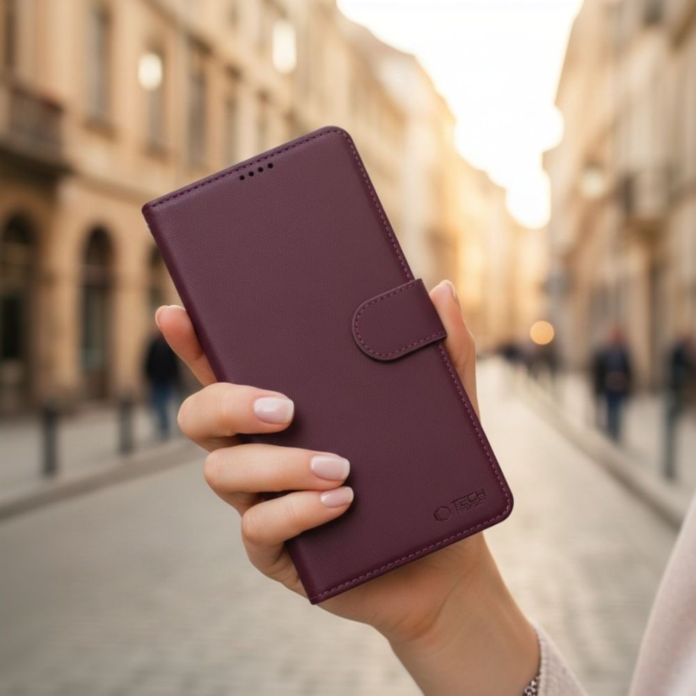 TECH-PROTECT WALLET PREKLOPNA FUTROLA ZA SAMSUNG GALAXY A57 5G - mulberry slika 3